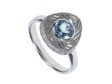 Кольцо, серебро 925, топаз 020 02 21lsk-00004 2010 г инфо 8109w.