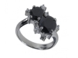 Кольцо, серебро 925, оникс,циркон 004 02 21sk-00254 2010 г инфо 8796w.