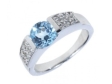 Кольцо, серебро 925, топаз,циркон 020 02 21-03446 2010 г инфо 8827w.
